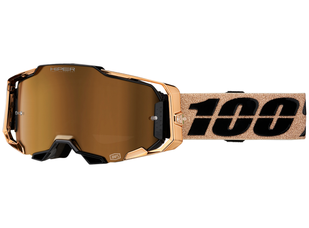 100% Armega Crossbriller Speil Bronze HiPER - Bronze