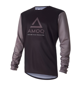 AMOQ Ascent Comp Crosstrøye Svart/Grå
