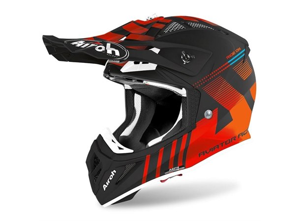 Airoh Hjelm Aviator Ace Nemesi orange