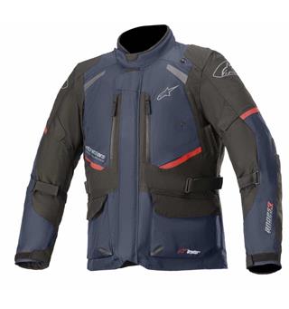 Alpinestars Andes V3 Motorsykkel Jakke Blå - Vanntett Drystar