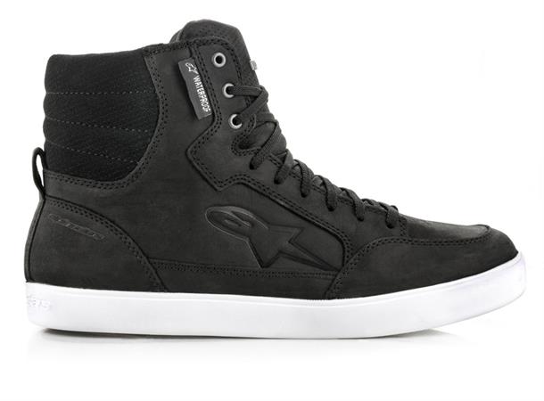 Alpinestars J-6 Motorsykkel Sko 42 Svart/Hvit - Vanntett Drystar