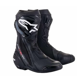 Alpinestars Supertech R V2 MC-Støvel Svart - Racing