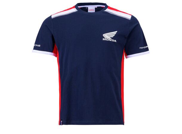 Honda Racing T-skjorte XL Marineblå t-skjorte med Honda design