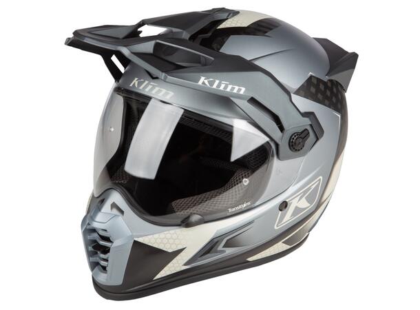 KLIM KRIOS PRO ECE Hjelm M Karbon - Koroyd Charger Gray