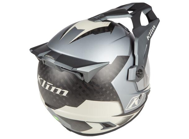 KLIM KRIOS PRO ECE Hjelm M Karbon - Koroyd Charger Gray