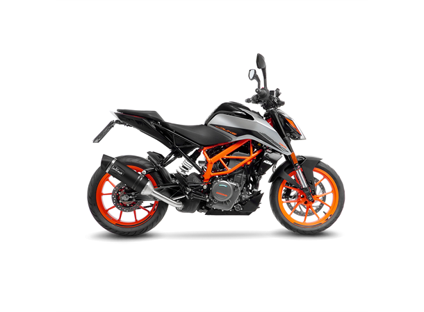 Leovince Lv One Evo Black Edition Slip- Sbk Lv One Evo Black Ktm Duke 125/390 I