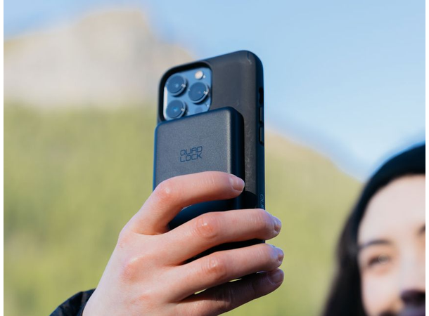 Quad Lock MAG Powerbank Lad telefonen på farten