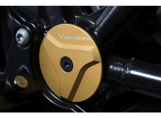 Sw-Motech Frame cap set Gold. BMW R nineT (14-).