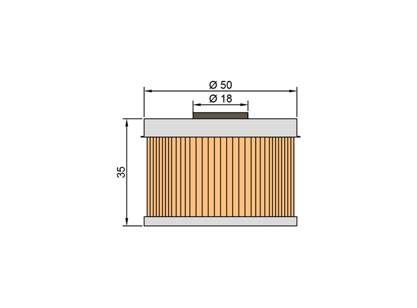 Twin Air HF113 Oljefilter