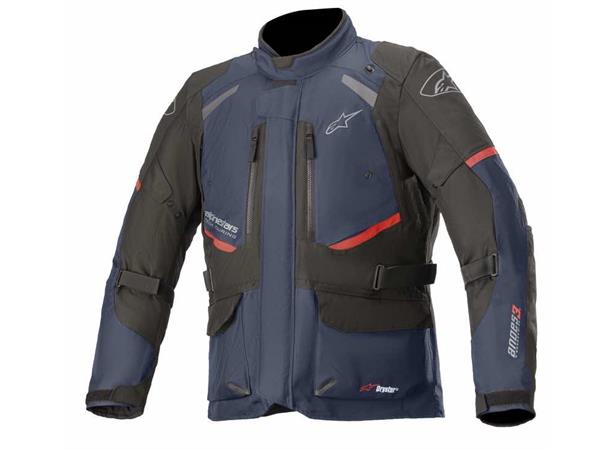Alpinestars Andes V3 MC Jakke S Blå - Vanntett Drystar
