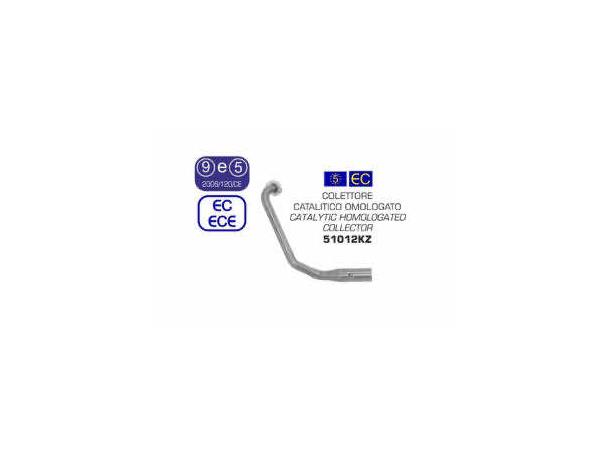 Arrow Frontrør MT125 Med Katalysator Godkjent for veibruk - EURO 4