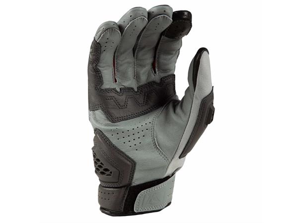KLIM Baja S4 Motorsykkelhanske XL Grå/Rød - For varme dager