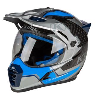 KLIM KRIOS PRO ECE Hjelm Karbon - Koroyd Ventura Electric Blue