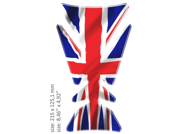 Onedesign tankpad union jack 21,5 x 12,5cm