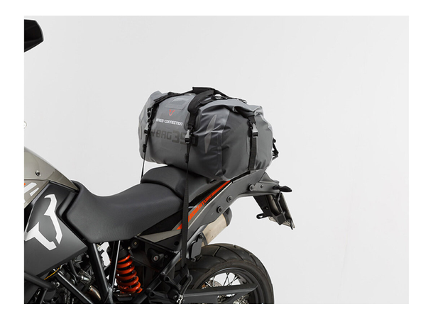 Sw-Motech Drybag 350 tail bag 35 l. Grey/black. Waterproof.