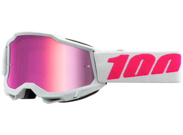 100% Accuri 2 Crossbriller Junior Rosa SpeilGlass - Hvit