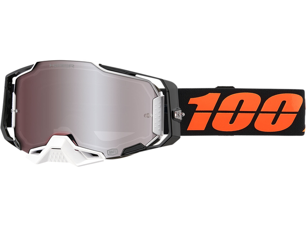 100% Armega Crossbriller Sølv Speilglass HiPER - Blacktail