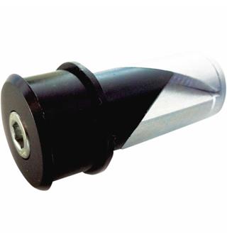 Adapter Speil billet svart Adapter til 22 mm styre