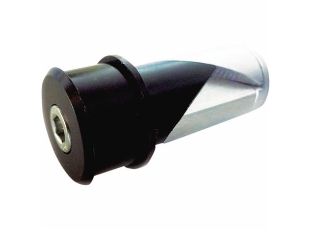Adapter Speil billet svart Adapter til 22 mm styre