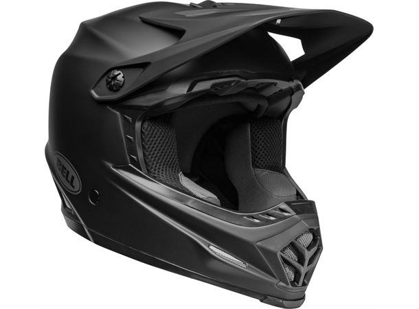 BELL Moto-9 Mips Cross Hjelm Barn S/M Matt Svart