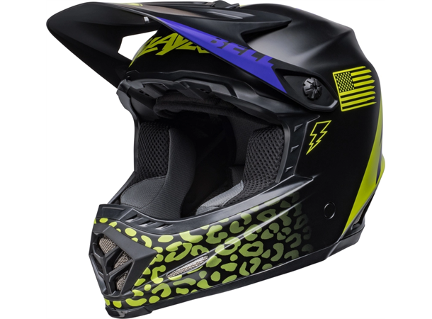 BELL Moto-9 Mips Slayco Youth L/XL Matt Black/Hi-Viz Yellow