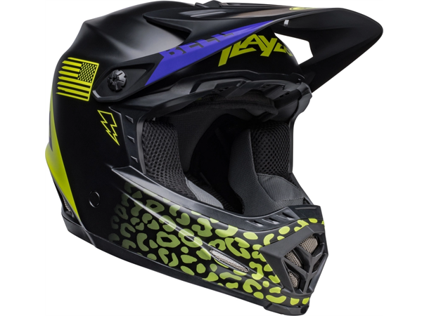BELL Moto-9 Mips Slayco Youth L/XL Matt Black/Hi-Viz Yellow