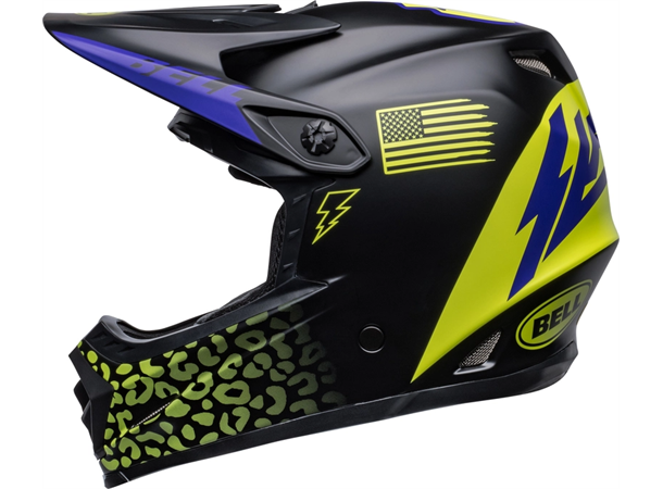 BELL Moto-9 Mips Slayco Youth L/XL Matt Black/Hi-Viz Yellow