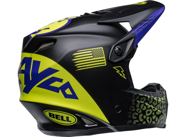 BELL Moto-9 Mips Slayco Youth L/XL Matt Black/Hi-Viz Yellow