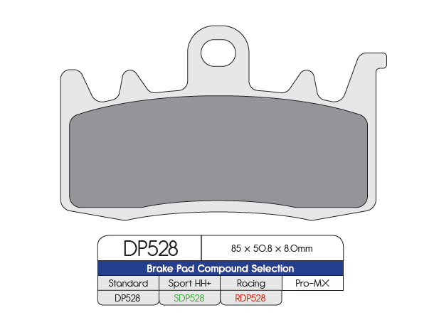 DP Brakes Bremseklosser Front KTM SMC 690 R 2021-