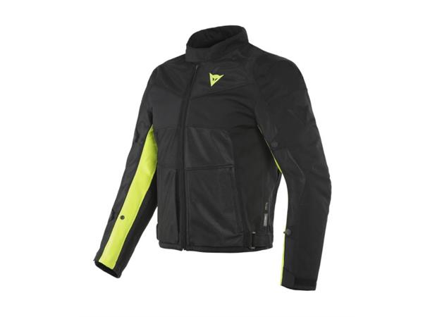 Dainese Sauris 2 D-Dry Jacket 54 Vanntett - Sort/Fluo