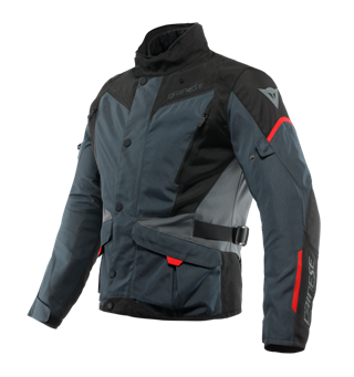 Dainese Tempest 3 Motorsykkel Jakke Svart/Rød  D-Dry Vanntett