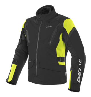 Dainese Tonale MC Jakke Laminert- D-Dry - Svart/Gul/Fluo
