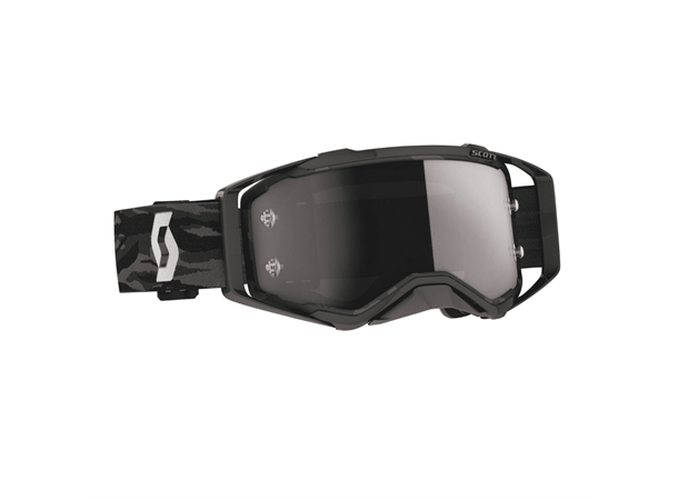 Scott Prospect MX Brille Grey/Camo Works-linse - Sølv Krom