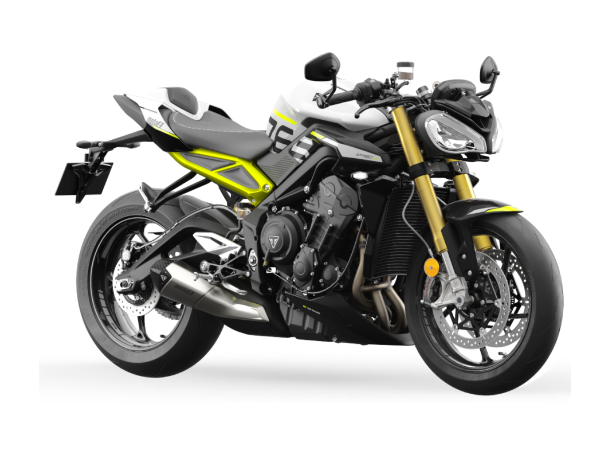 Triumph Street Triple 765 RS 2023 Moto2 Edition - Crystal White
