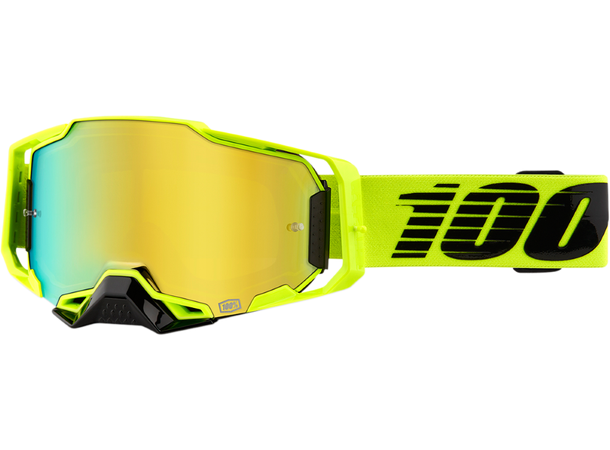 100% Armega Crossbriller Gult Speilglass - Nuccir Gul