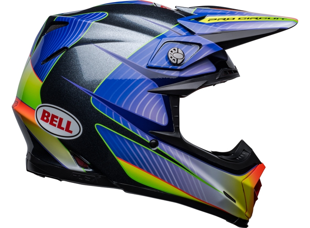 BELL Moto-9s Flex Cross Hjelm S Pro Circuit 23 - Silver Metallic Flake