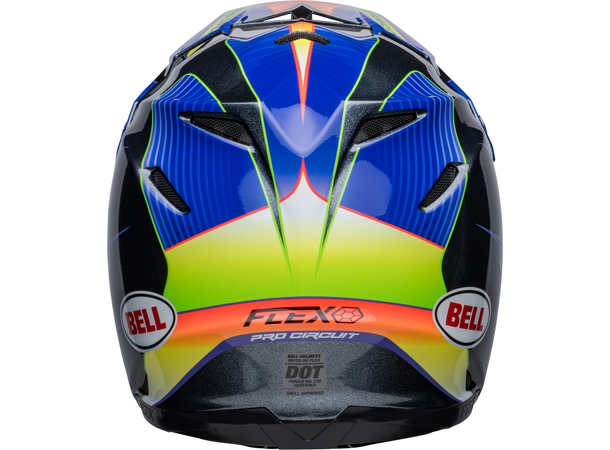 BELL Moto-9s Flex Cross Hjelm S Pro Circuit 23 - Silver Metallic Flake
