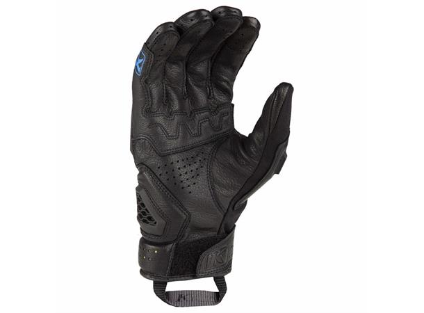 KLIM Baja S4 Motorsykkelhanske XL Sort/Blå - For varme dager