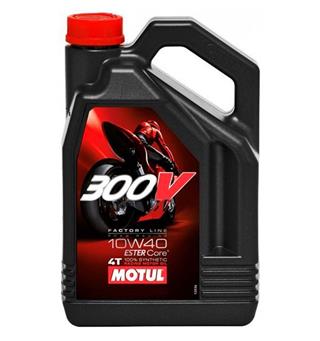 Motul 300 V Fac. 10W-40 4 Liter. Racing