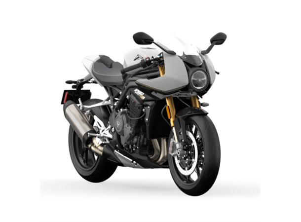 Triumph Speed Triple 1200 RR 2023 Crystal White Storm Grey