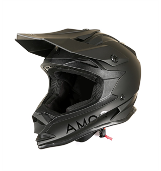 AMOQ Meteor Crosshjelm Blackout