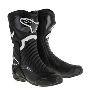 Alpinestars SMX 6 V2 Motorsykkel Støvel Svart/Hvit - Sport Touring
