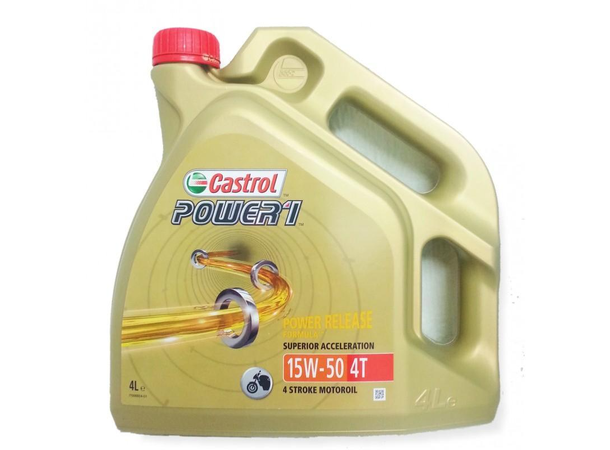 Castrol Power 1 4T 15W-50 100% Synthetic - 4 liter