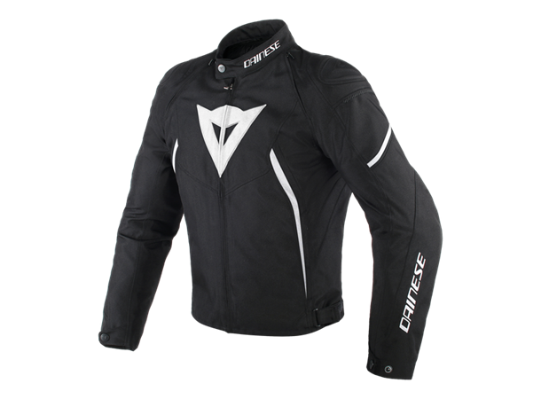 Dainese Avro D2 Tex Jakke  58 Svart/Hvit