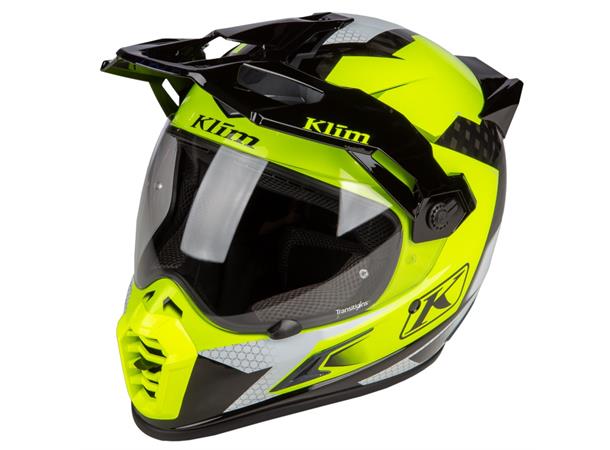 KLIM KRIOS PRO ECE Hjelm L Karbon - Koroyd Charger Hi-Vis