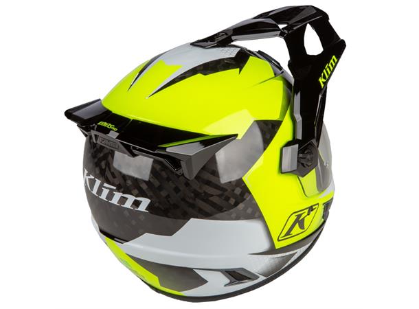 KLIM KRIOS PRO ECE Hjelm L Karbon - Koroyd Charger Hi-Vis