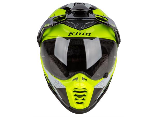 KLIM KRIOS PRO ECE Hjelm L Karbon - Koroyd Charger Hi-Vis