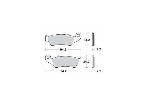 MotoMaster Sinter GP Pro Klosser fram CR/CRF/RX