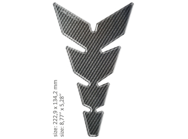 Onedesign tankpad glossy carb slim 22,3 x 13,4 cm