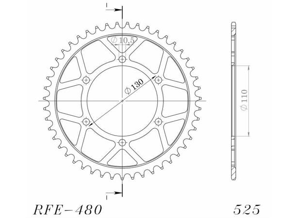 Supersprox/JT Bakdrev 480/1876-45